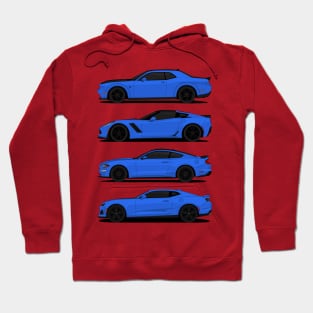 AMERICAN MUSCLE BLUE Hoodie